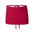 thumbnail image 2 of Q-Tees - Waist Apron with Pockets - Q2115 - Red - Size: One Size, 2 of 3