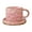 Pink, variant on Ceramic Mug Natural Wabi Sabi Aesthetic Appeal Drinkware Japanese Drinking Cup
