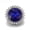 Sapphire blue, variant on 10X Pretty Round Crystal Chunk Charm Snap Button Fit 18mm Snap Jewelry Making -Sapphire blue