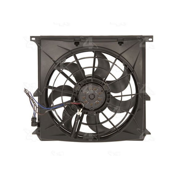 A/C Condenser Fan Assembly - Compatible with 1996 - 1998 BMW Z3 1.9L 4-Cylinder 1997