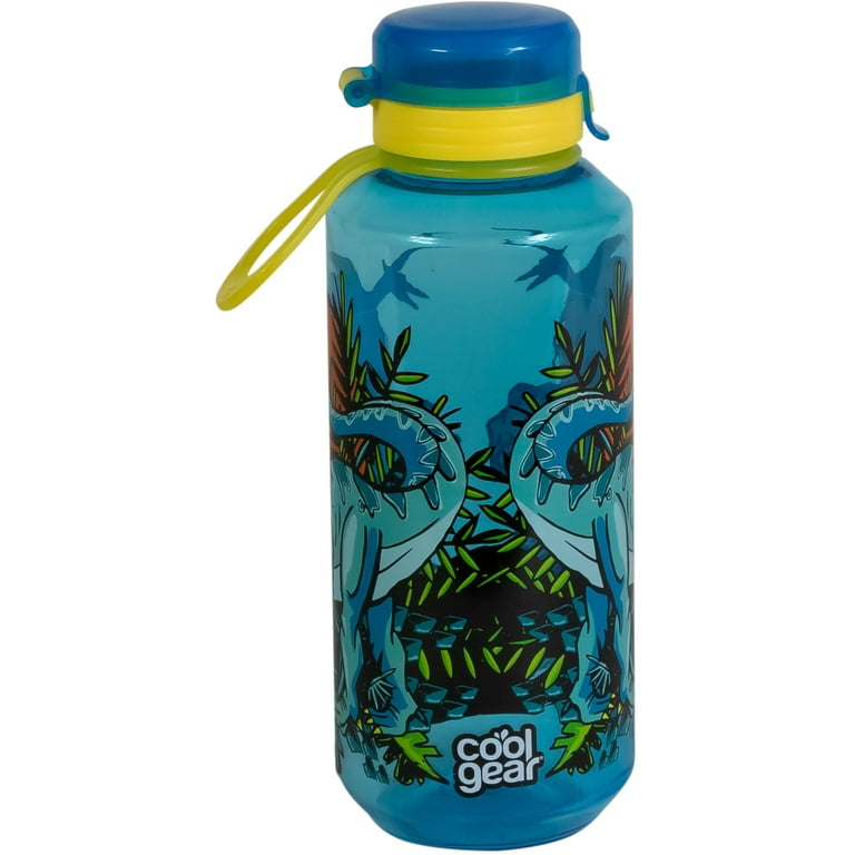 Cool Gear 2-Pack 16 oz Pop Lights Water Bottles | Light Up & Designed  Travel Cup for Kids, Outdoors, Gifts - Shark/ Dino