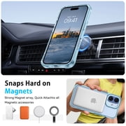BENTOBEN Iphone 17 Case with Magnetic 6.3 Clear Tpu Pc Anti Slip Full Protective Case, Precision Cut Magnetic Phone Case, Strong Magnetic Suction Case for Iphone 17