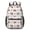 Fireman and Dot, variant on Fireman and Cone Blue Pattern 17" School Backpacks for Teens,Waterproof Oxford Fabric,S-Shape Padded Straps for School,Travel,Hiking,Camping