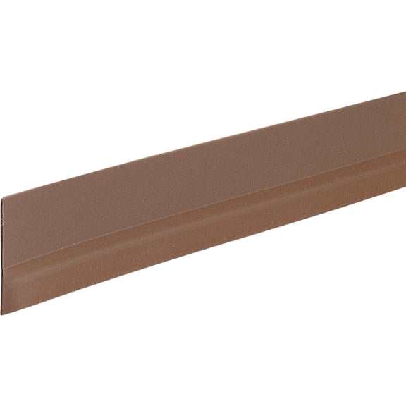 M-D Building Products 05603 36 in. Brown Vinyl Economy Self-Adhesive Door Sweep