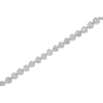 thumbnail image 3 of Sterling Silver 1/4ct TDW Diamond Heart Tennis Link Bracelet (I-J,I3), 3 of 7