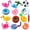 Combination 3, variant on Lyxbone 12 Pack Drink Floaties Inflatable Pool Cup Holder Floats Summer Party Supplies