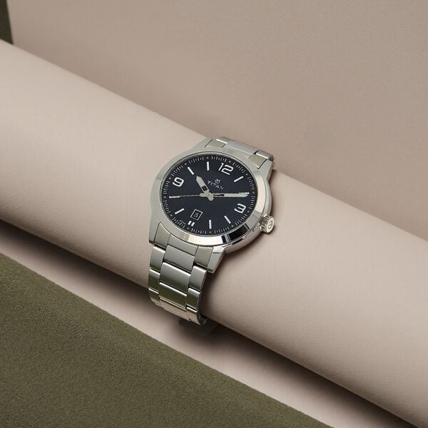 Titan Classique Slimline Anthracite Dial Analog with Date