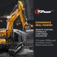 thumbnail image 5 of Top Race RC Excavator for Adults - Hobby Grade Remote Control Hydraulic Construction Vehicle - Ready to Run 1:14 Scale TR-311 with Battery and Hydraulic Oil Included, 5 of 6