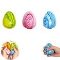 thumbnail image 2 of Easter Egg Squishy Fidget Toys, Stress Relief Sensory Toys for Adults, Colorful Marbled Squishy Balls, Easter Basket Stuffers, Party Favors & Gifts for Easter Celebrations (3PCS), 2 of 6