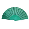 thumbnail image 1 of YUEHAO Fans Pattern Folding Dance Wedding Party Lace Silk Folding Hand Held Solid Color Fan 23cm single-sided E, 1 of 2