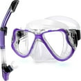 thumbnail image 1 of Dry Snorkel Set,anti-fog Scuba Diving Mask,panoramic Wide View Diving Goggle,easy Breathin, 1 of 5