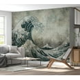 thumbnail image 5 of Abstract Wallpaper Wall Mural - Power of the Big Wave, 5 of 5