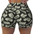 thumbnail image 2 of Fotbe Dollar Shorts Sin Costuras – Shorts Deportivos de Cintura Alta para Mujer, Elásticos para Gimnasio, Yoga, Running o Ciclismo-Medium, 2 of 8