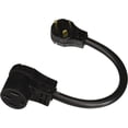 thumbnail image 2 of SouthWire Corp. Power Cord Adapter 30AM50AF18 Surge Guard; For Connecting RV Power Inlet To Standard Power Source; 30 Amp Male To 50 Amp Female; 18 Inch Length; Non Locking; Without Lighted Ends, 2 of 4
