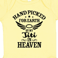thumbnail image 4 of Inktastic Handpicked for Earth by My Titi in Heaven with Angel Wings Boys or Girls Baby Bodysuit, 4 of 5