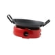 thumbnail image 4 of Barbq Warming Poting Camping Shabu Hot Pot Hotado de cocina Doble manija de cocción de lente de lente de lente de lana para acampar de cocina Rojo, 4 of 8
