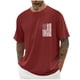 thumbnail image 1 of Tops para hombre, blusas y camisas de cuello redondo y manga corta para hombre, blusas casuales de cuello redondo con estampado de moda para hombre, blusas de cuello redondo y manga corta, camisas par, 1 of 5