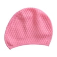 thumbnail image 1 of Gorro de natación unisex, gorro de baño, gorro de ducha, gorro de ducha para cabello rizado corto, mediano y largo Rosa, 1 of 9