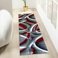 thumbnail image 4 of Luxe Weavers Gray Modern Abstract Area Rug 2x8 Geometric Living Room Carpet, 4 of 8