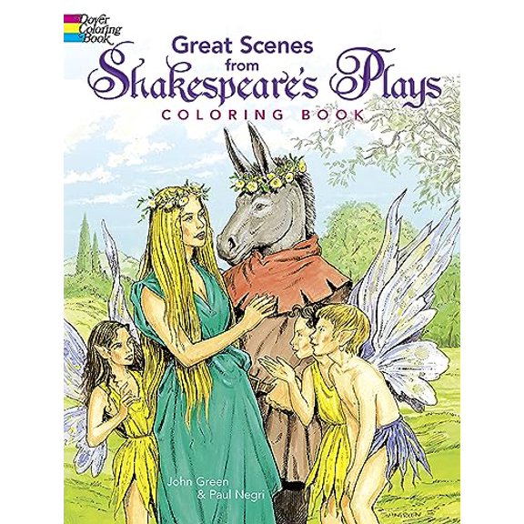 Pre-Owned Great Scenes from Shakespeare's Plays Coloring Book (Paperback) 0486409600 9780486409603