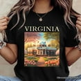 thumbnail image 2 of Classic Virginia State Jefferson&rsquo;s Monticello T-Shirt, Southern Charm Tee and American History Keepsake, 2 of 8