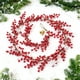 thumbnail image 1 of Indoor Christmas Decorations Festive Berry Beaded Garland Red Simulated Christmas Climber European And AmericanesHome Decoration Red Berry Soft Decoration, 1 of 7