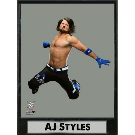 Star Photo Plaque - 9x12 Photo Plaque - AJ Styles
