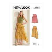 New Look Sewing Pattern 6676 - Misses' Skirts with Waist Yoke & Hem Variations, Size: A (8-10-12-14-16-18-20)