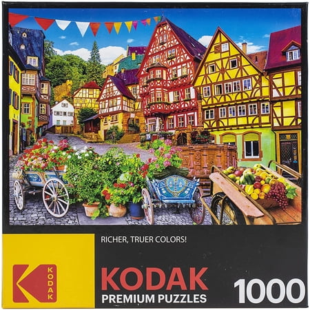 Premium Jigsaw Puzzle 1000 Pieces 20"X27"-Colorful European Town