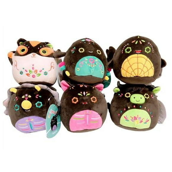 Squishmallows de Halloween Día de los Muertos Kellytoy Peluche 8 Pulgadas