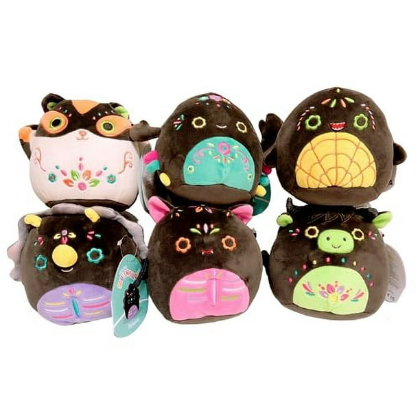 Squishmallows de Halloween Día de los Muertos Kellytoy Peluche 8 Pulgadas