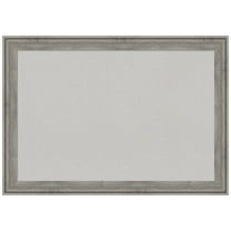 Amanti Art Grey Cork Board Wood Framed Regis Barnwood Grey Bulletin Board 41 in. x 29 in.