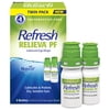 Refresh Relieva PF Preservative-Free Artificial Tears Lubricant Eye Drops, 10 ml, 2 bottles
