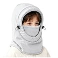 thumbnail image 5 of Hessimy Kids Fleece Balaclava Hood with Adjustable Drawstring,Winter Windproof Face and Neck Cover, 5 of 9