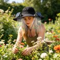 thumbnail image 7 of Kugisaki Sun Hat with Fans Solar Power Fan Wide Brim Sun Hat Fishing Essentials for Hiking Beach Summer Outdoor, 7 of 7