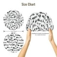 thumbnail image 5 of Rateoe Fish Bones Pattern Silk Satin Hair Bonnet for Sleeping, Adjustable Sleep Cap Turban for Women , Curly Straight Hair Long Large Braid, 5 of 6