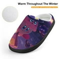 thumbnail image 4 of Kawaii Kirby Soft Plush Slippers for Boys Girls Winter Warm Cotton Slippers with Rubber Sole Non-Slip Kid's Slip on Shoes Fluffy House Slippers For Indoor And Outdoor, 4 of 8