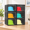 Black, variant on 6 Pack Blue Stackable Hat Organizer Boxes, Holds 8 Caps Each, Clear Magnetic Door Storage Containers