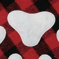 thumbnail image 6 of Northlight 15.5" Red and Black Buffalo Plaid Pet Embroidered Christmas Stocking, 6 of 6