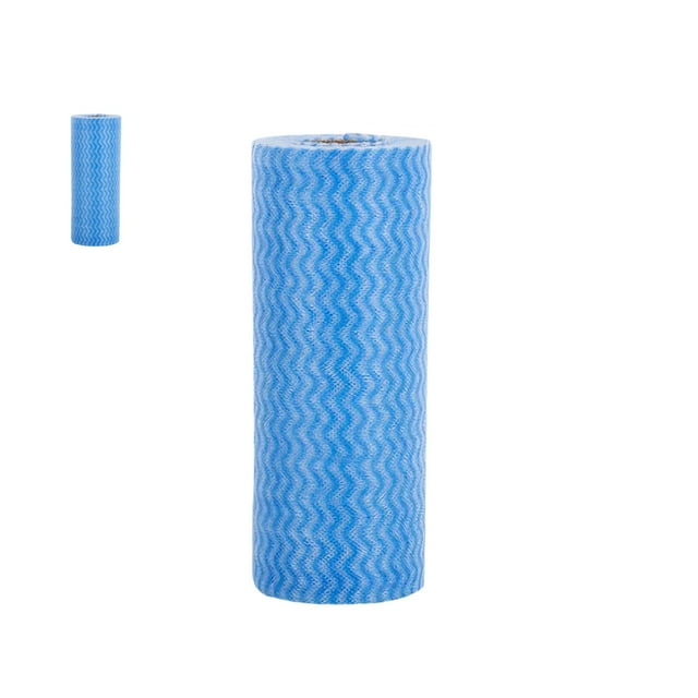 Dvruxg Chiffons de Nettoyage Jetables Chiffons à Vaisselle Jetables Essuie-Tout Essuie-Tout Réutilisables Serviette de Nettoyage pour la Maison (Bleu)