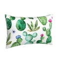 thumbnail image 2 of Fotbe Cactus Plants1 Pillow Cases - Envelope Closure - Luxury, Extra Soft, Cooling Pillow Covers - Wrinkle, Fade, Stain Resistant-16"x24", 2 of 9