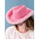 thumbnail image 5 of [Negro] Sombrero de estilo no tejido Sombrero de vaquero para mujer Single Revel Party, 5 of 7