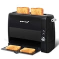 thumbnail image 1 of prepAmeal Long Slot Toaster 2 Slice Toaster with 6 Shade Settings, Bagel/Cancel, Extra Wide Slots, Removable Crumb Tray, for Bagels, Waffles, Breads,, 1 of 9