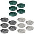 thumbnail image 4 of Bgsha 5PCS Home Garden Use Flower Pot Trays Bottom Support White Gray Green 22.7*3.2cm, 4 of 9