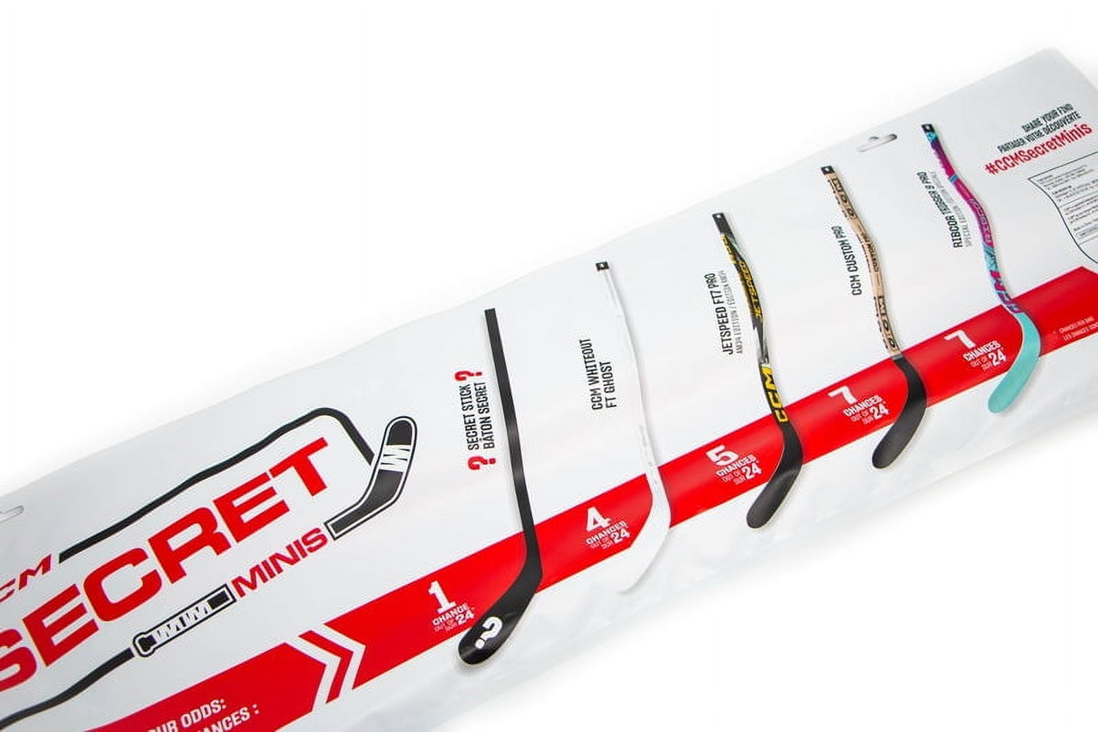 CCM Secret Mini Hockey Sticks 2024 (Left Hand) - Walmart.com