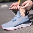 thumbnail image 2 of Wide Walking Shoes for Men Slip On Mens Running Shoes Tennis Shoes Lightweight Breathable Walking Sneakers Workout Gym Wide Sneakers, 2 of 12