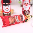thumbnail image 4 of Fundas para botellas de vino festivas para mesa de comedor navideña, fundas de vino de fibra de poliéster de ajuste universal para la mayoría de botellas estándar, decoración para fiestas navideñas y, 4 of 5