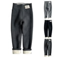 thumbnail image 5 of Gpaecead Girls Fleece Lined Leggings Warm Thermal Kid's Solid Color Yoga Pants 7-15 Years Gray, 5 of 5