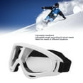thumbnail image 4 of Ski Goggles, UV Protection Snow Goggles PC Transparent Lenses Snowboard Goggles Windproof Sandproof Snowmobile Goggles With Adjustable Headband for Men Women, 4 of 7