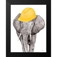 thumbnail image 2 of Nieman, Rachel 19x24 Black Modern Framed Museum Art Print Titled - Construction Elephant, 2 of 5